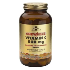 Solgar Vitamin C (Orange Flavour) 500mg 90 Tablets