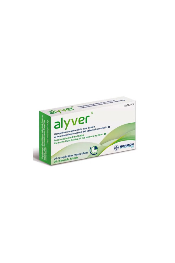Alyver 30 Comprimidos Masticables