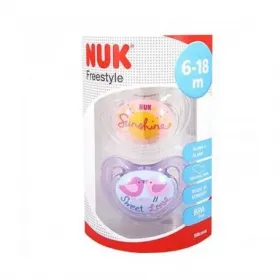 Chupete Nukete Freestyle Silicona T2 2 Unidades Nuk