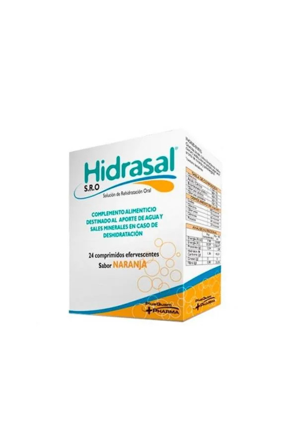 Hidrasal Complemento Alimenticio 24 Comprimidos Efervescentes Plusquam Pharma