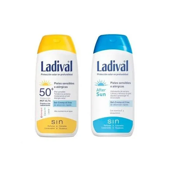 Duplo Protector Solar Allerg 50ml Aftersun 200ml Ladival