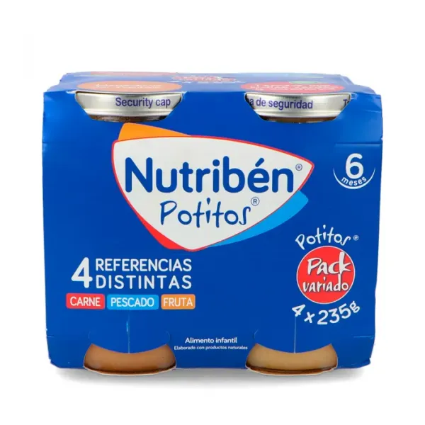 Nutriben Potitos Pack Variado 4x 235g