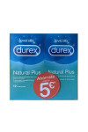 Duplo Durex Natural Plus 2 Uds
