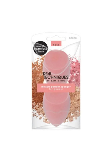 Real Techniques Miracle Powder Sponge Set 2 Pieces