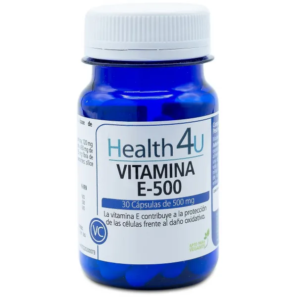 H4u Vitamina E-500 30 Cápsulas De 500 Mg