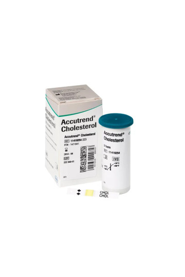 Accutrend Cholesterol Test Strips 5U 