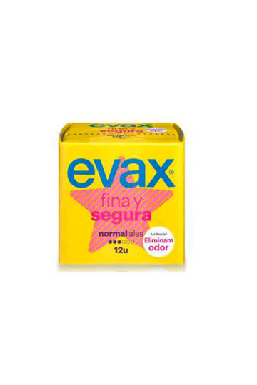 Evax Thin Safe Pads Wings Normal 12U