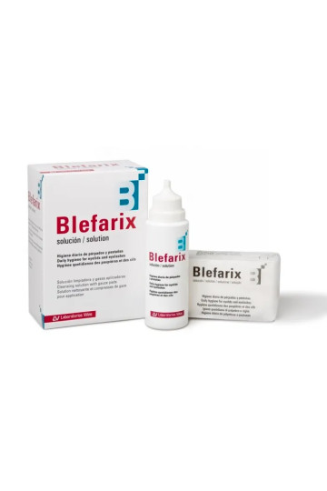 Blefarix Solution 100ml + 100 Gauze Pads