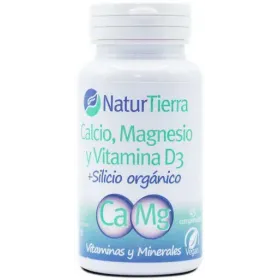 Naturtierra Calcio Magnesio Vitamina D3 Silicio Orgánico 45 Caps