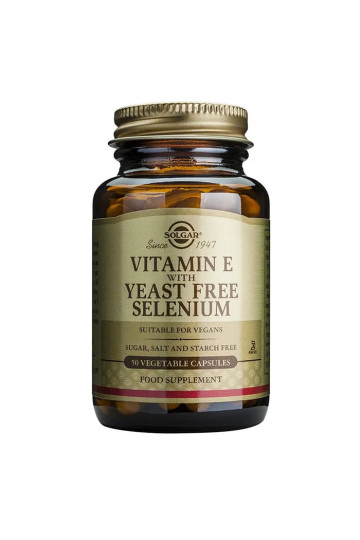 Solgar Vitamin E With Selenium 50 Capsules
