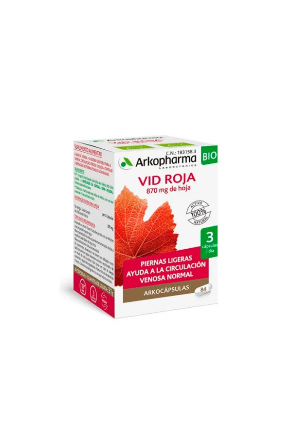Arkopharma Red Vine 84 Capsules 