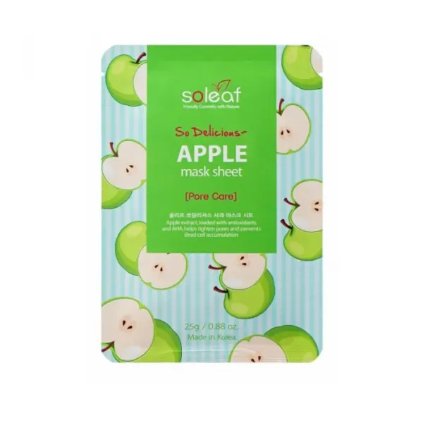 Soleaf So Delicious Apple Mask Sheet Pore Case