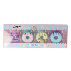 Inca Unicorn Erasers 4 Units