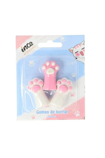 Inca Erasers Kitten 3 Units