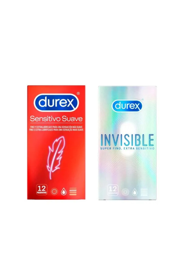 Durex Duplo Sensitive Soft + Invisible