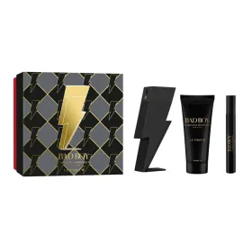 Carolina Herrera Bad Boy Eau De Perfume Spray 100ml Set 3 Pieces