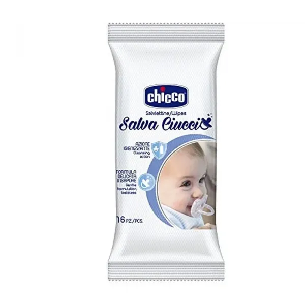 Chicco Pacifier Cleaning Wipes 16 Units