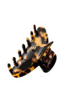 Balmain Cellulose Acetate Pince à Cheveux Medium Tortoise Shell