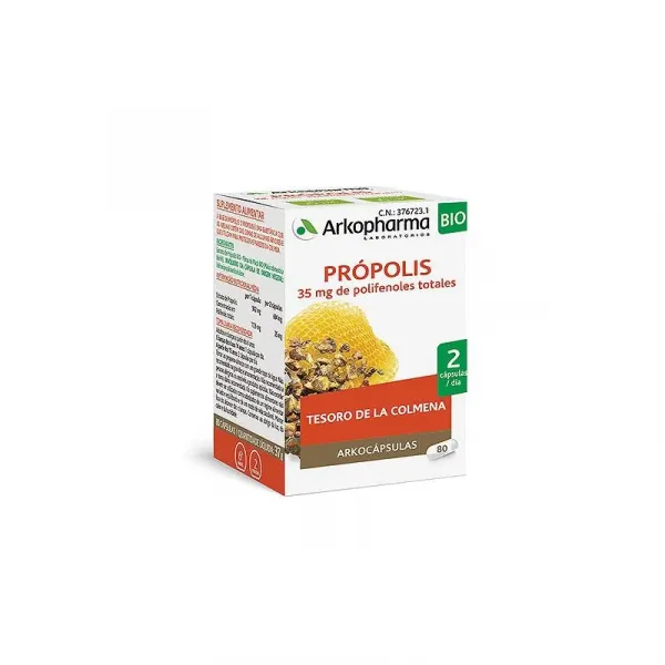 Arkopharma Arkocápsulas Propolis 80 Capsules