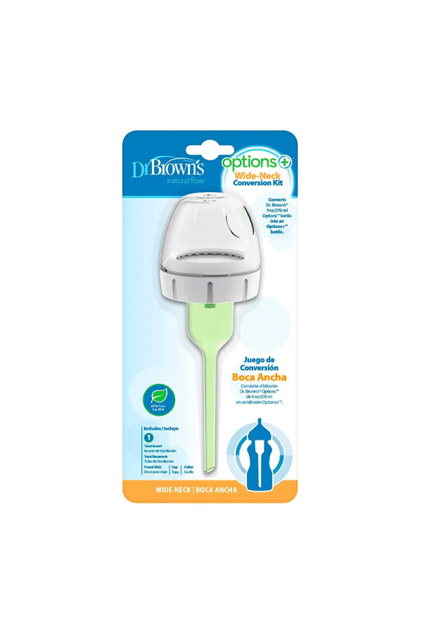 Options+ Wide Mouth Bottle Conversion Kit 270ml