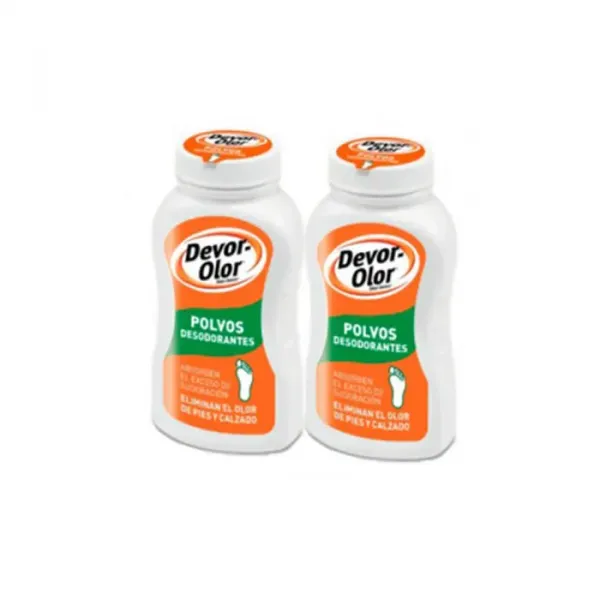 Devor Olor Dry Feet Deodorant Powder 2x100g 