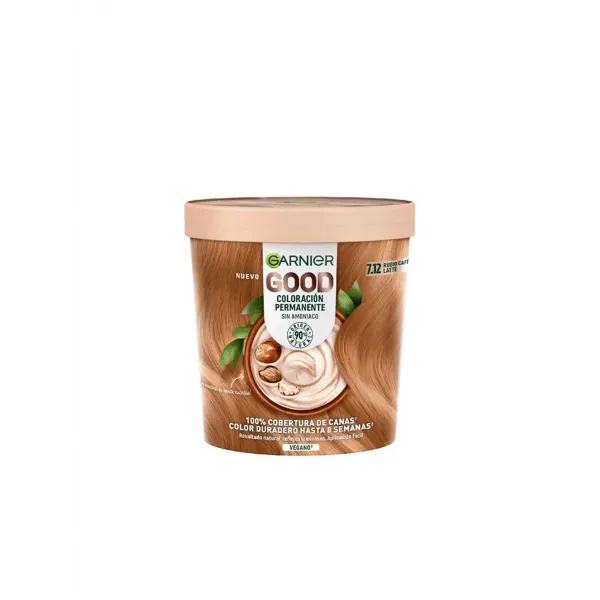 Garnier Good Coloración Permanente 7,12 Rubio Café Latte 1 U