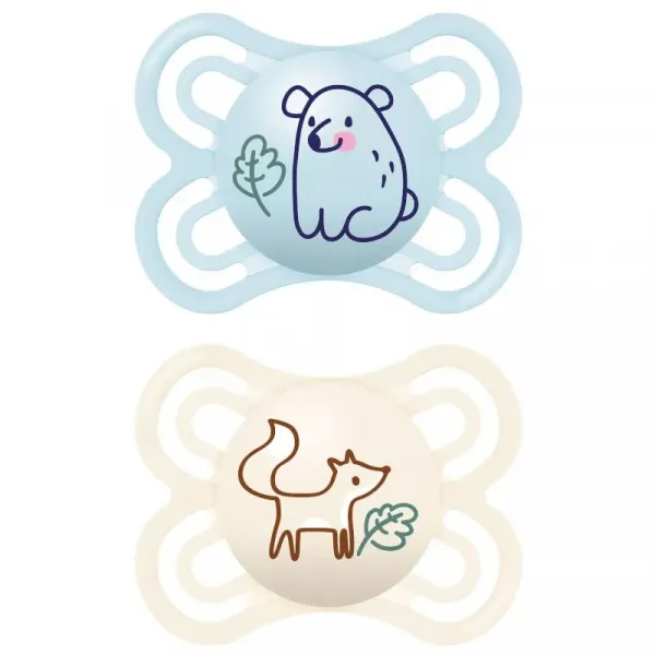 Mam Perfect Pacifier 2-6M 2 Units Blue