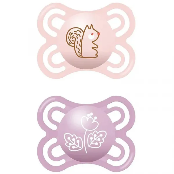 Mam Perfect Pacifier 2-6M 2 Units  Pink