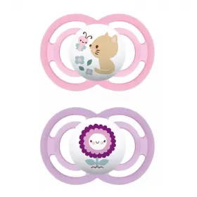 Mam Perfect +6M Silicone Pacifier Pink/Purple 2 Units