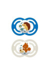 Mam Perfect +6M Silicone Pacifier Blue/White 2 Units