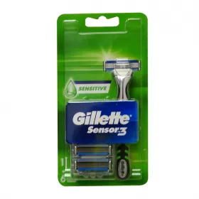 Gillette Sensor3 Sensitive Cuchilla De Afeitar Pack 1un Recambio Cuchillas Pack