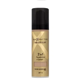 Max Factor Ageless Elixir Miracle Foundation 45 Warm Almond 