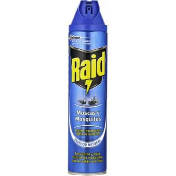 Raid Voladores Insecticida Frescor Natural Spray 600ml