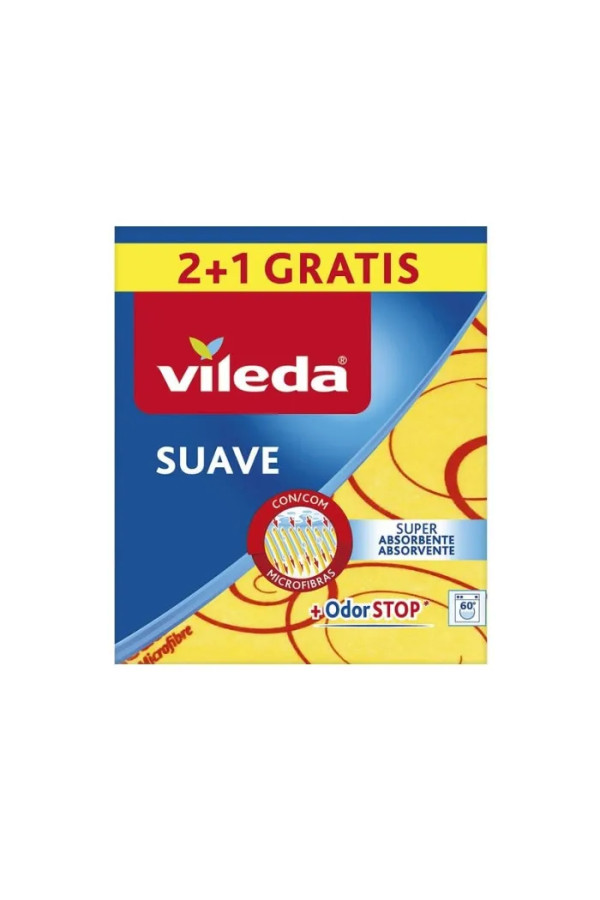 Vileda Soft Dishcloth Odor Stop 3 Units