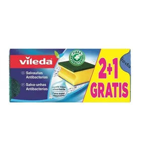 Vileda Antibacterial Scourer 3 Units