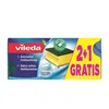 Vileda Antibacterial Scourer 3 Units
