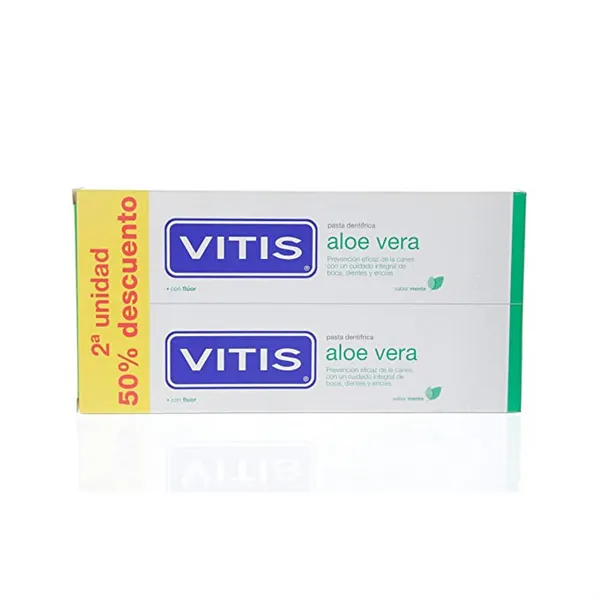 Vits Aloe Vera Toothpaste Mint Flavour 2x150ml