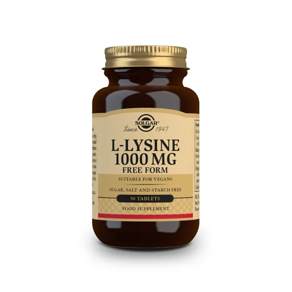 Solgar L-Lisina 1000mg 50 Tablets