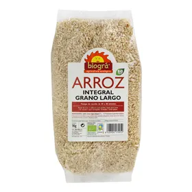 Biográ Arroz Integral Largo 1kg Biogra Bio