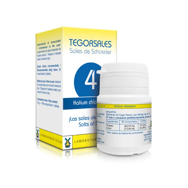 Tegorsales 4 Cloruro De Potasio 350 Comprimidos