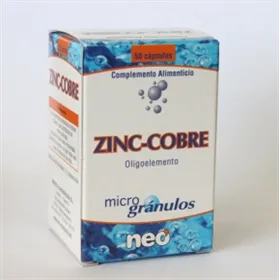 Neo Microgranulos Zinc Cobre 50 Caps