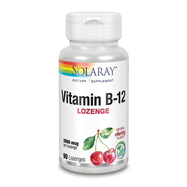 Solaray Vitamina B12 2000 Mcg 90 Comp