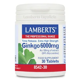 Lamberts Ginkgo Biloba 6000 Mg 60 Tabs