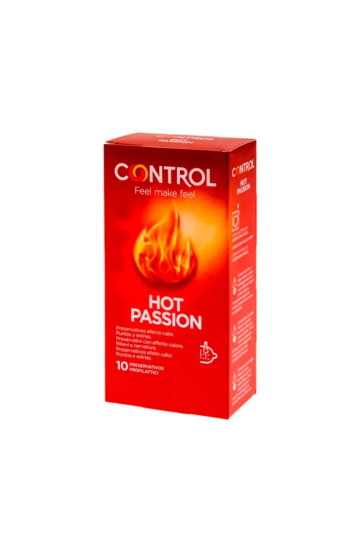 Control Hot Passion Condoms Warming Effect 10U
