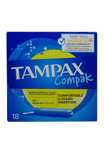 Tampax Compak Regular 18 Units