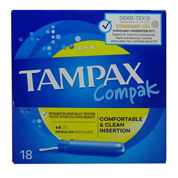 Tampax Compak Regular 18 Units