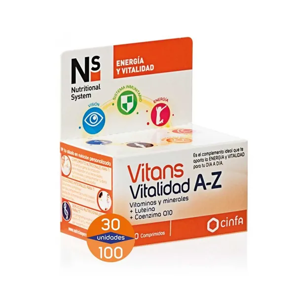 Ns Vitans Vitality A-Z 30 Tablets