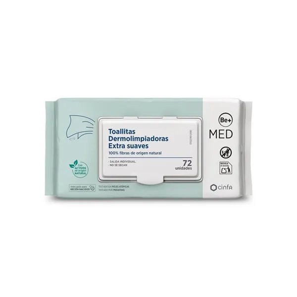 BE+Med Pediatrics Wipes 72 Units 