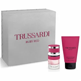 Trussardi Ruby Red Eau De Perfume Spray 60ml Set 2 Pieces