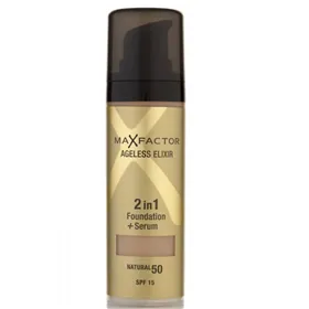 Max Factor Ageless Elixir Miracle Foundation 50 Natural